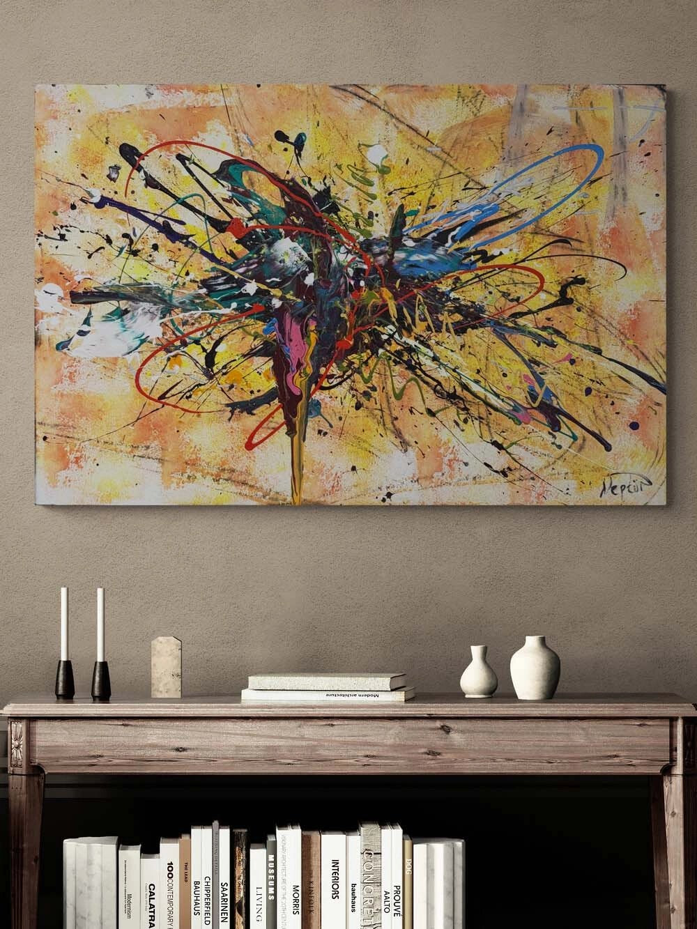 İçsel Renk Akışı Yağlı Boya Tablosu