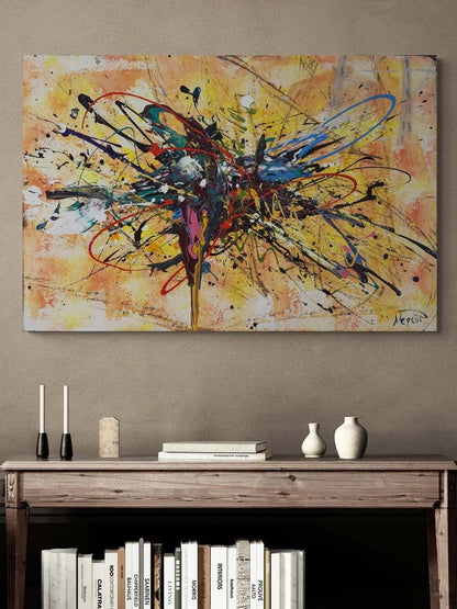 İçsel Renk Akışı Yağlı Boya Tablosu