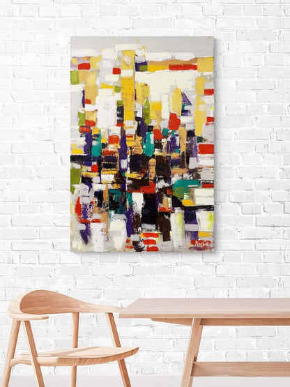 Denge Arayışı Yağlı Boya Tablosu