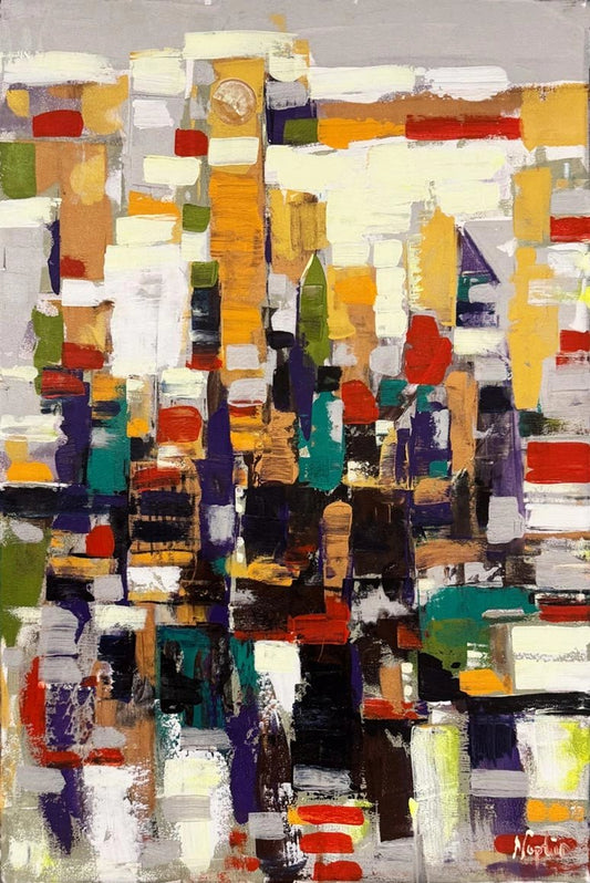 Denge Arayışı Yağlı Boya Tablosu