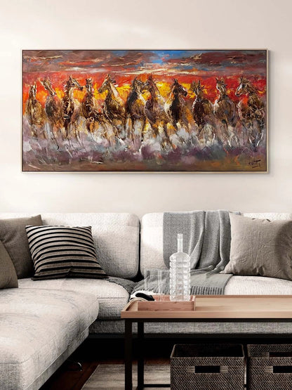 Özgürlüğe Koşanlar Yağlı Boya Tablosu