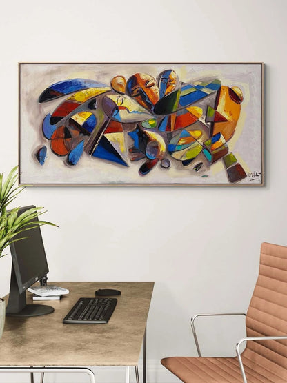 Sessiz Diyalog Yağlı Boya Tablosu