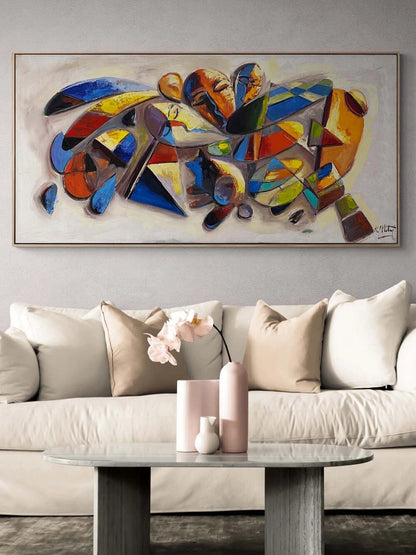 Sessiz Diyalog Yağlı Boya Tablosu