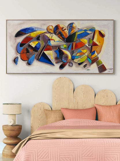 Sessiz Diyalog Yağlı Boya Tablosu