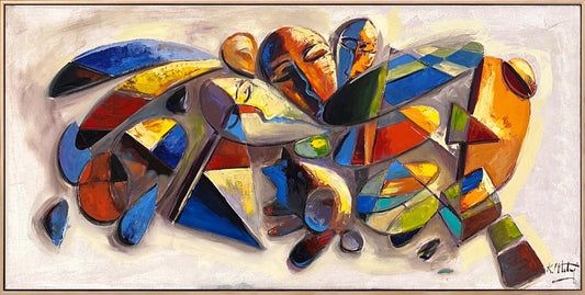 Sessiz Diyalog Yağlı Boya Tablosu