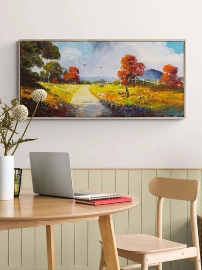 Sessiz Kır Yağlı Boya Tablosu