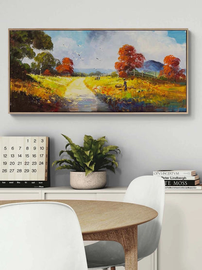 Sessiz Kır Yağlı Boya Tablosu