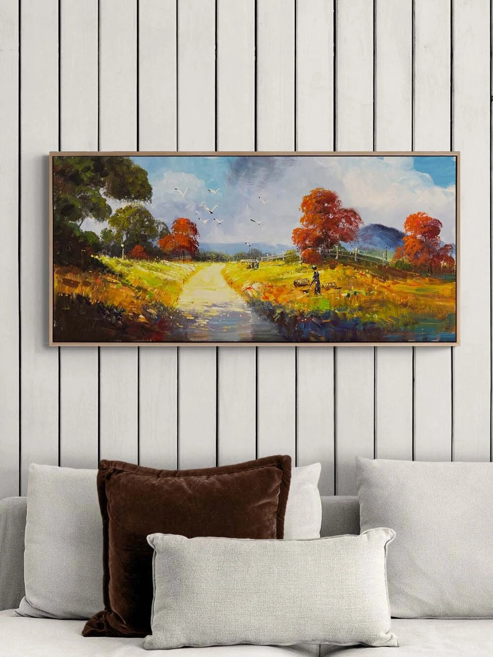 Sessiz Kır Yağlı Boya Tablosu