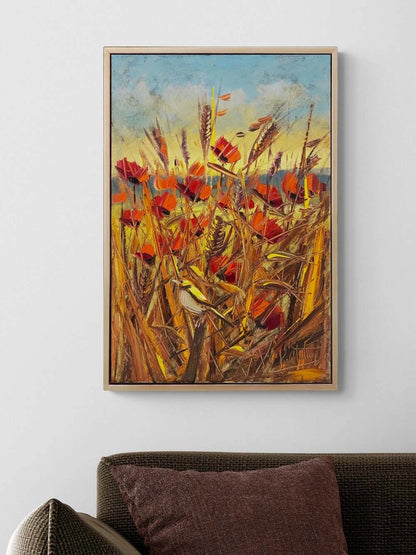 Kırda Buluşma Yağlı Boya Tablosu