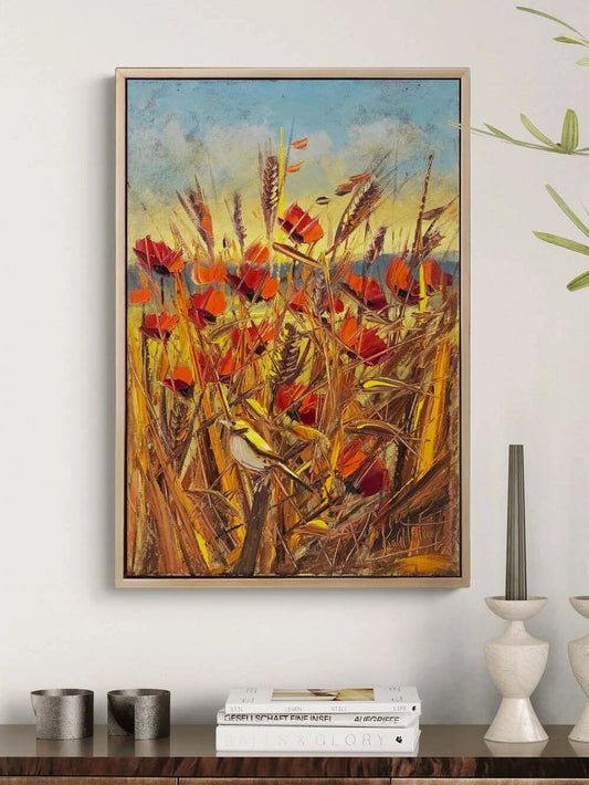 Kırda Buluşma Yağlı Boya Tablosu