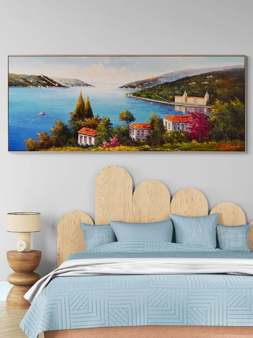 Zamansız Boğaz Yağlı Boya Tablosu