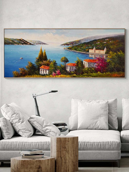 Zamansız Boğaz Yağlı Boya Tablosu