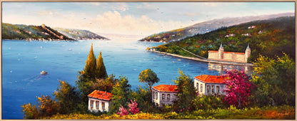 Zamansız Boğaz Yağlı Boya Tablosu