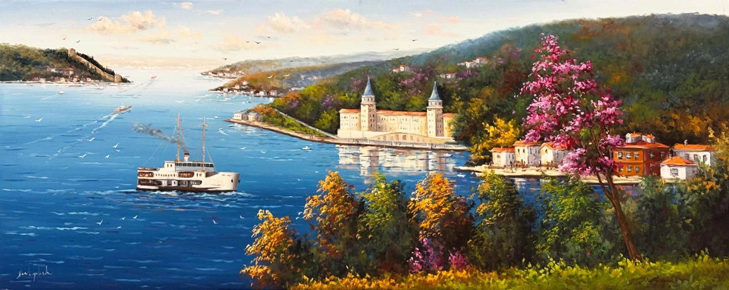 Mevsimin İstanbul’u Yağlı Boya Tablosu