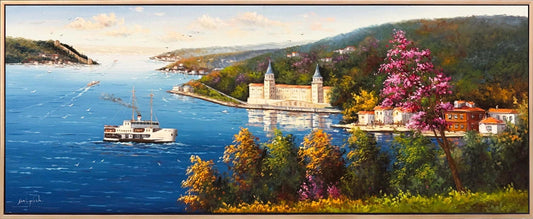 Mevsimin İstanbul’u Yağlı Boya Tablosu