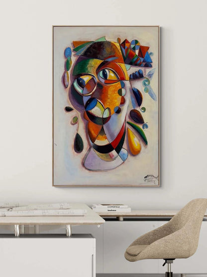 Ritmin Yüzü Yağlı Boya Tablosu