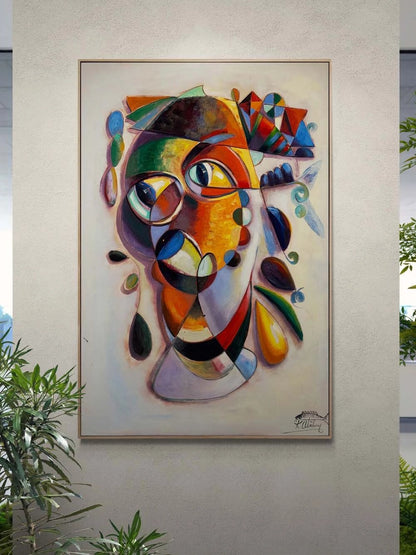 Ritmin Yüzü Yağlı Boya Tablosu