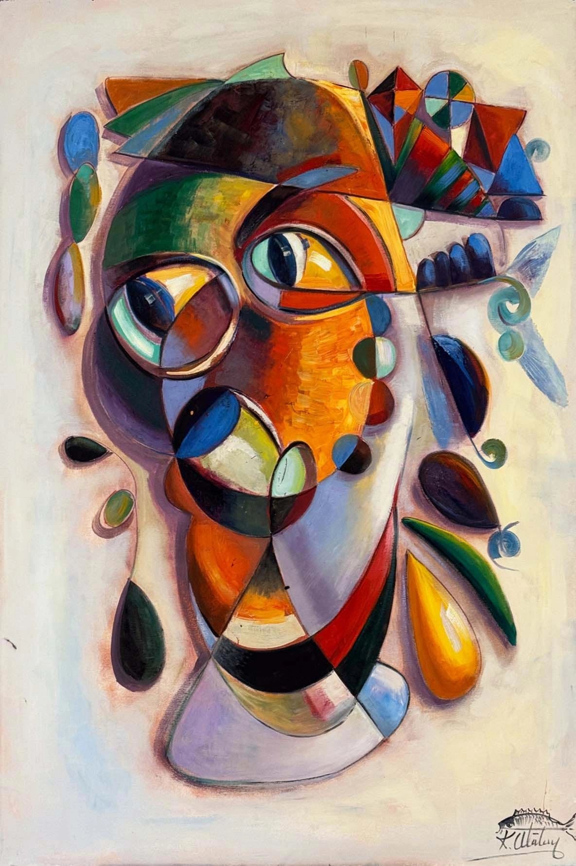 Ritmin Yüzü Yağlı Boya Tablosu