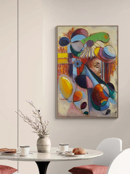 Renklerle Yüzleşme Yağlı Boya Tablosu