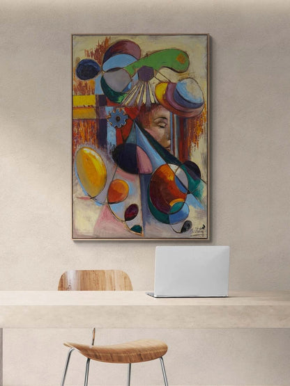 Renklerle Yüzleşme Yağlı Boya Tablosu