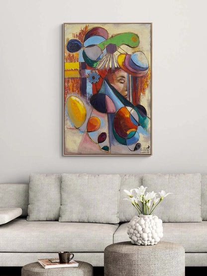 Renklerle Yüzleşme Yağlı Boya Tablosu