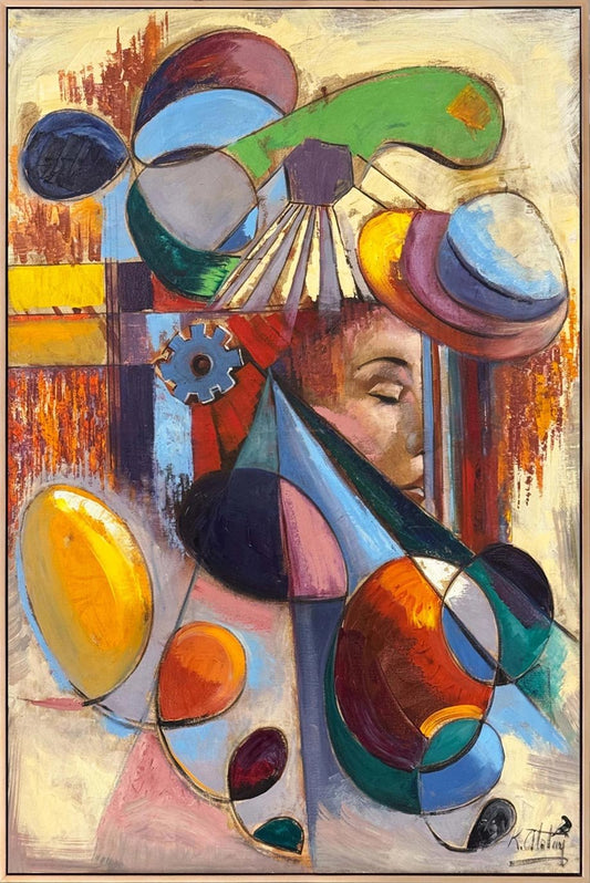 Renklerle Yüzleşme Yağlı Boya Tablosu