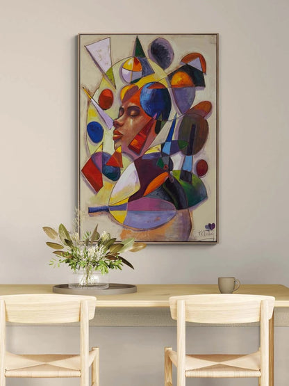 Ruhun Portresi Yağlı Boya Tablosu