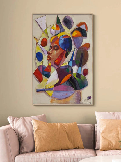 Ruhun Portresi Yağlı Boya Tablosu