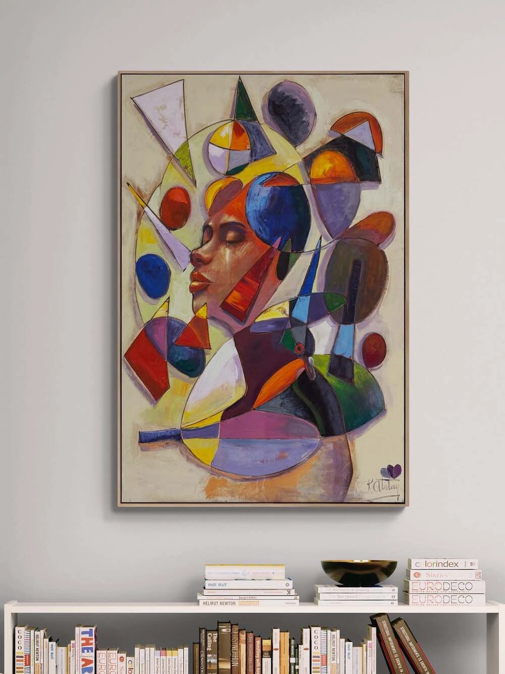 Ruhun Portresi Yağlı Boya Tablosu