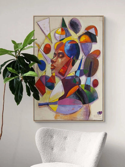 Ruhun Portresi Yağlı Boya Tablosu