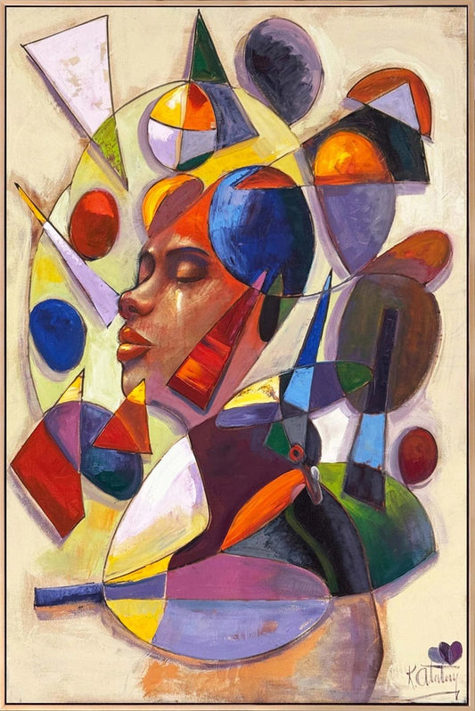 Ruhun Portresi Yağlı Boya Tablosu