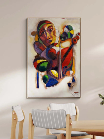 Renklerin Ezgisi Yağlı Boya Tablosu