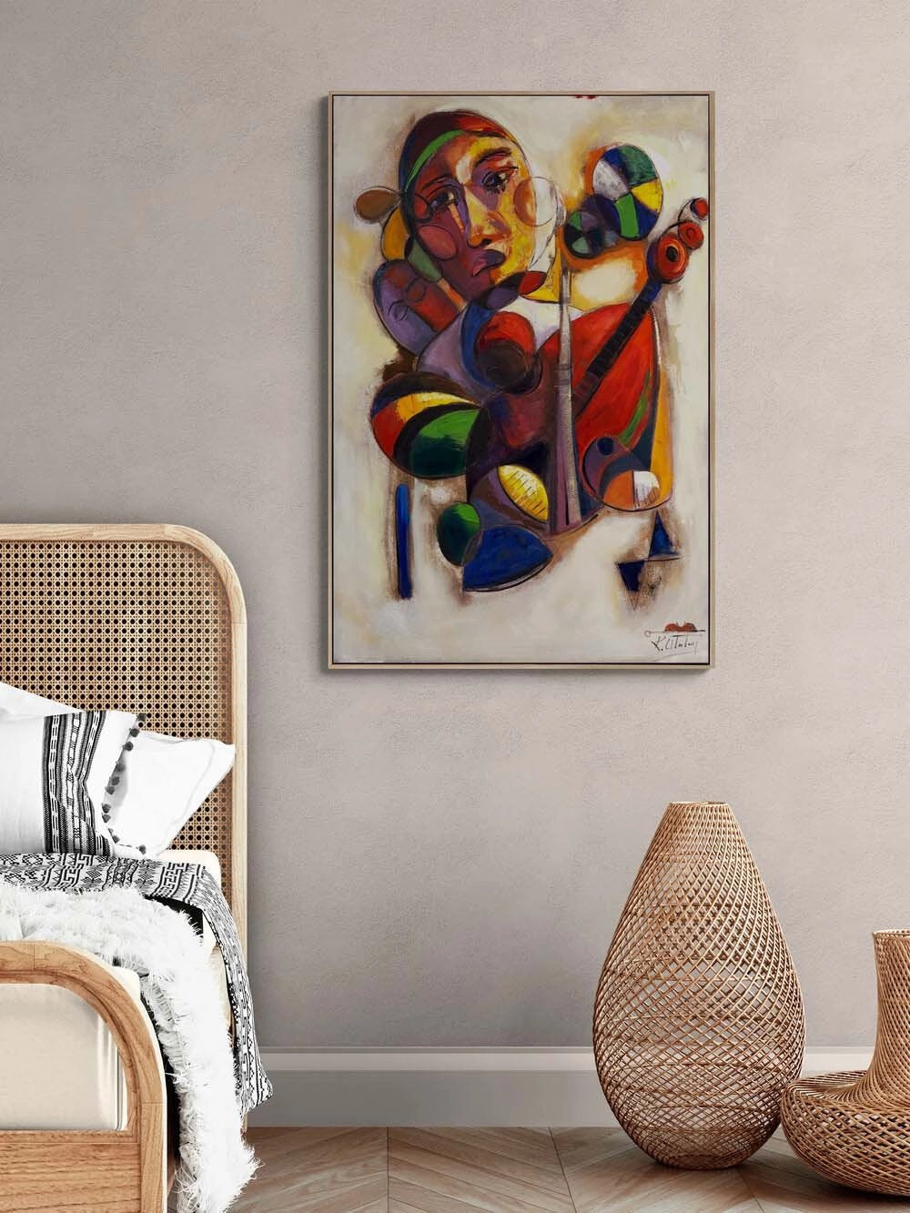 Renklerin Ezgisi Yağlı Boya Tablosu