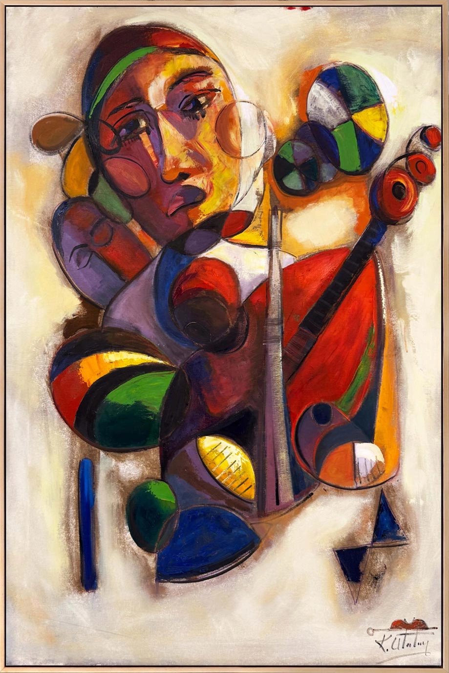 Renklerin Ezgisi Yağlı Boya Tablosu