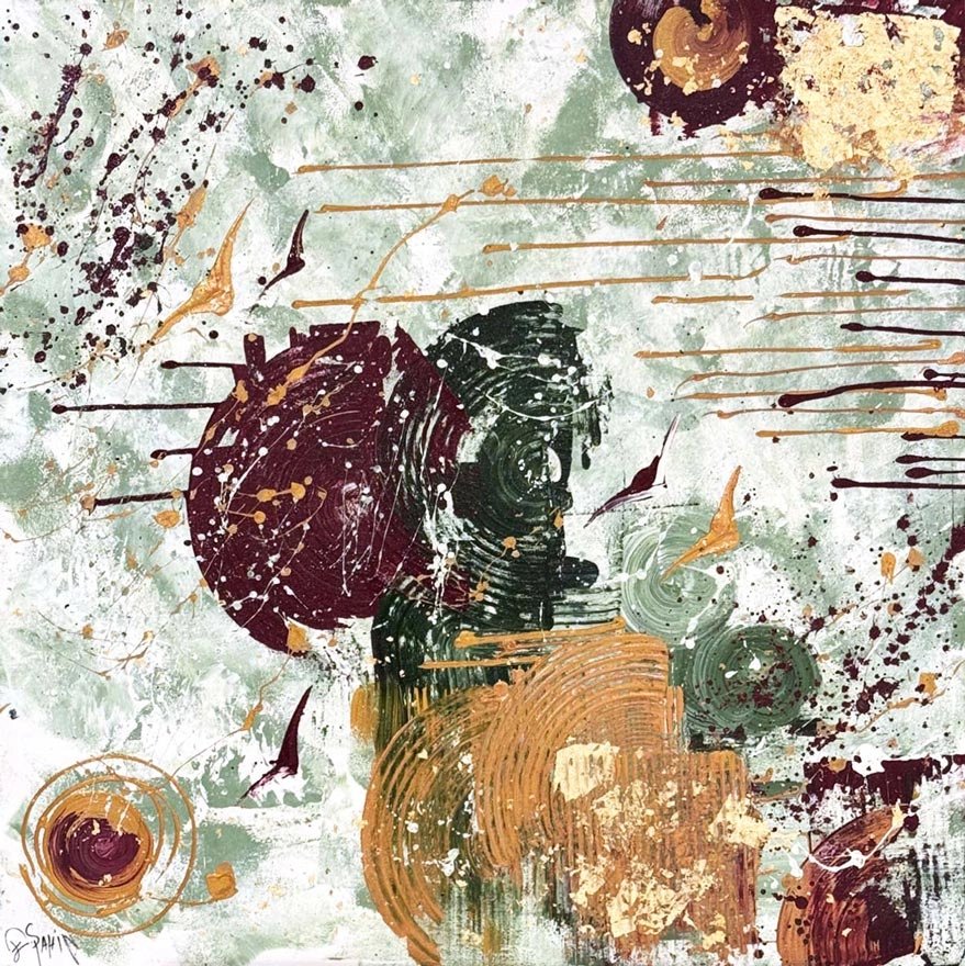 Kaotik Ahenk Yağlı Boya Tablosu