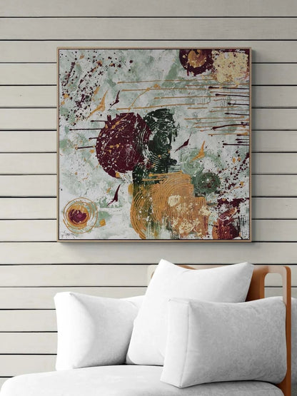 Kaotik Ahenk Yağlı Boya Tablosu