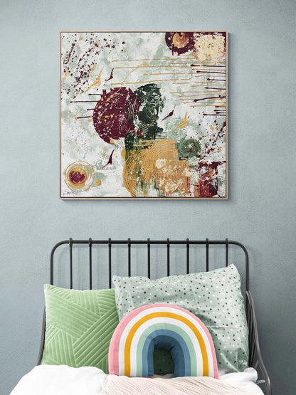 Kaotik Ahenk Yağlı Boya Tablosu