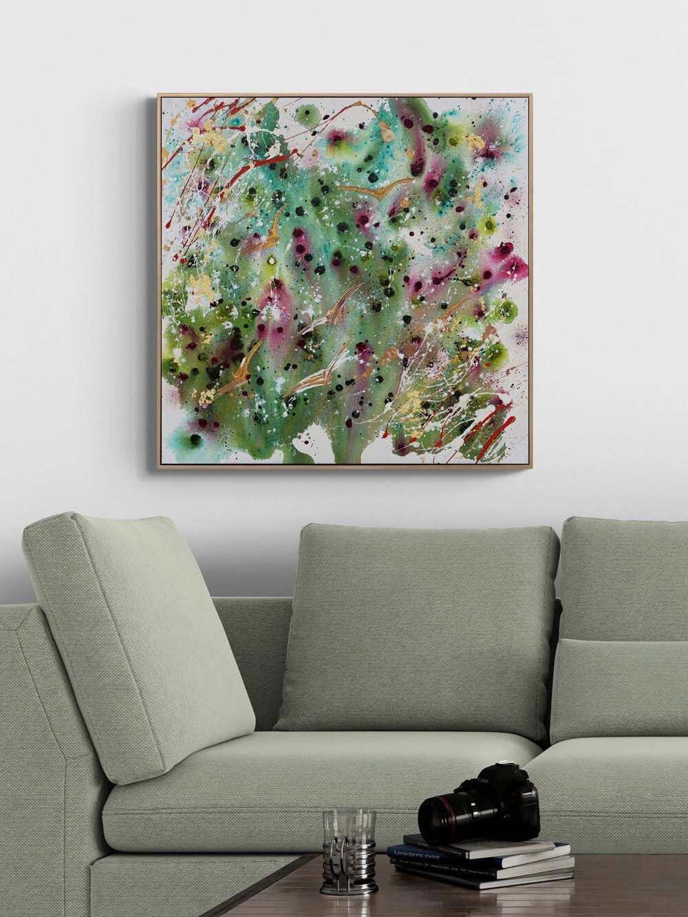 Kanatların Ritmi Yağlı Boya Tablosu