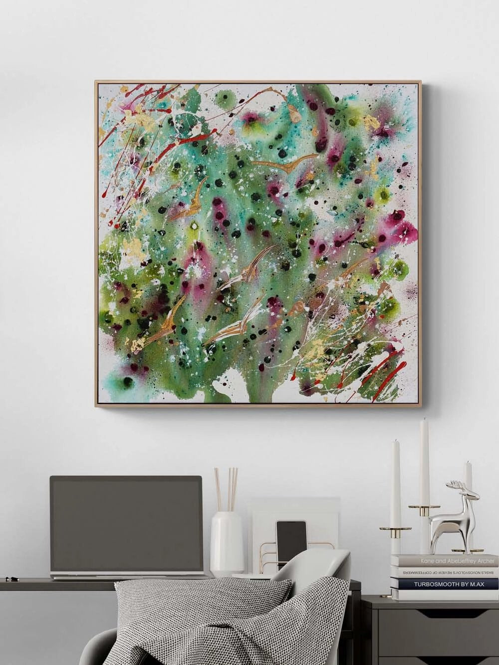 Kanatların Ritmi Yağlı Boya Tablosu