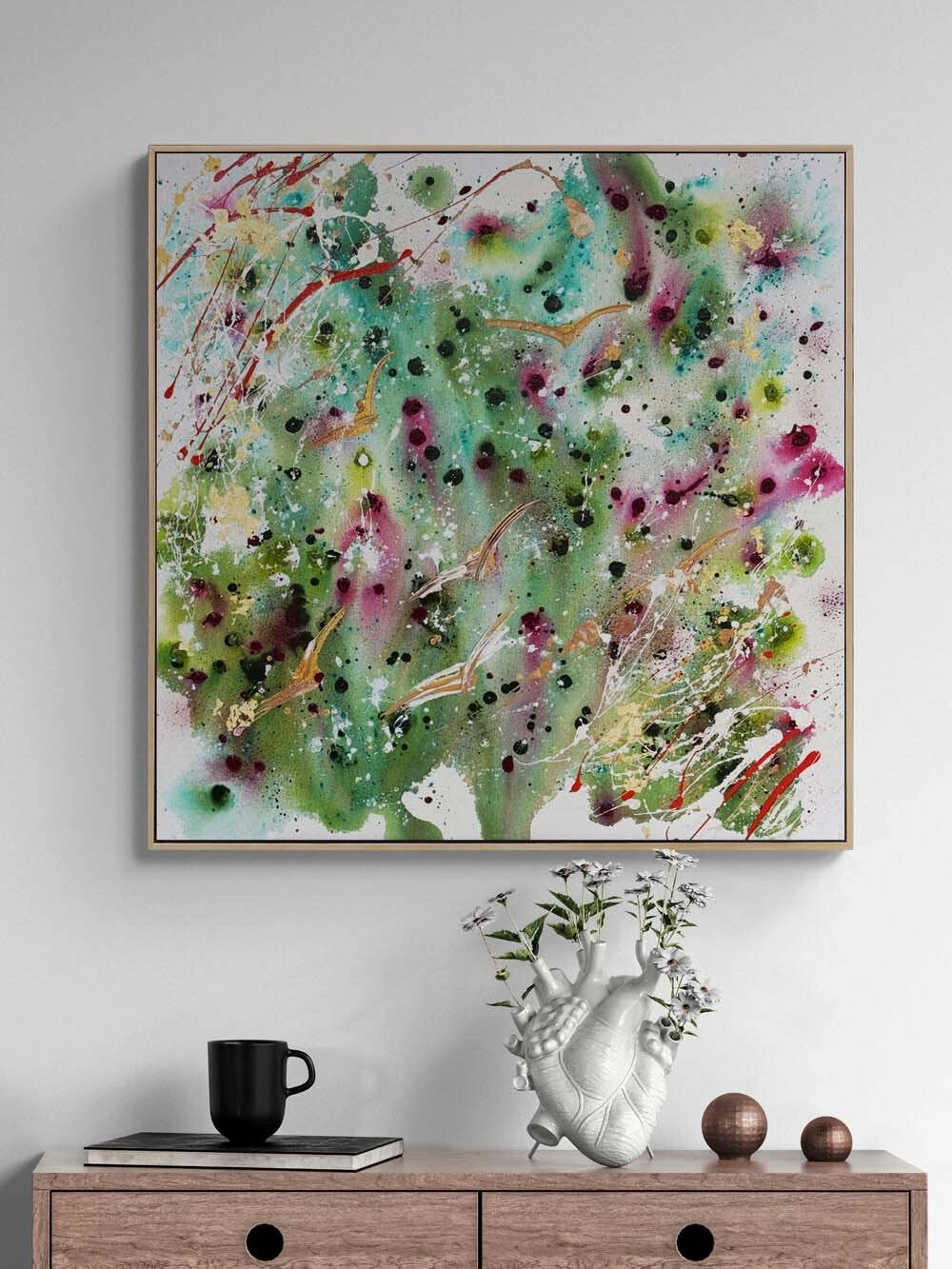 Kanatların Ritmi Yağlı Boya Tablosu