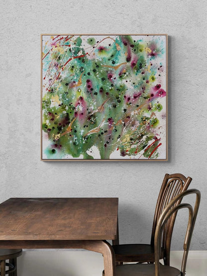 Kanatların Ritmi Yağlı Boya Tablosu