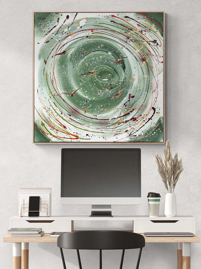 Kanat Çemberi Yağlı Boya Tablosu