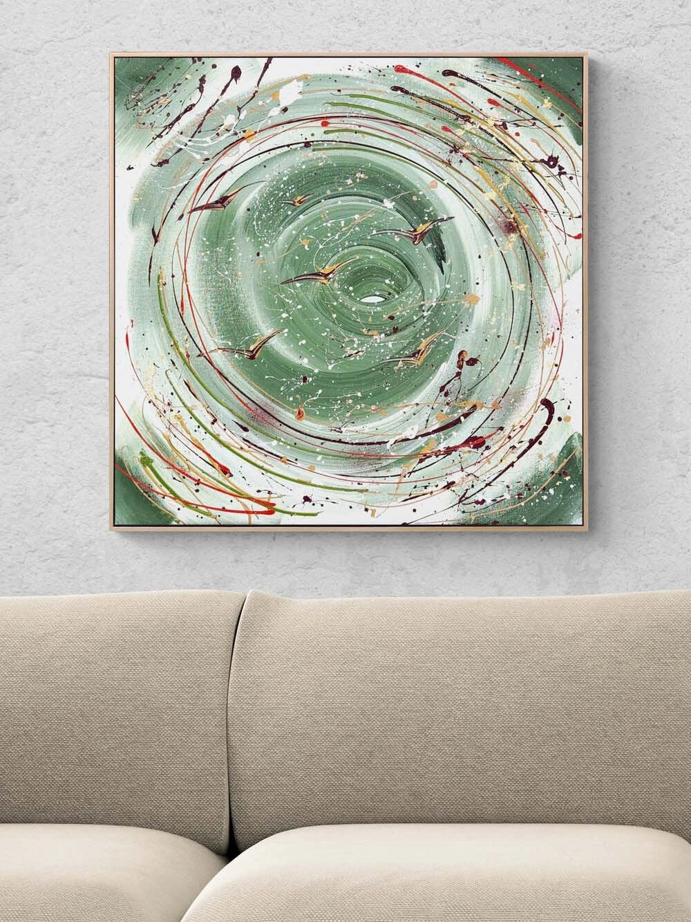 Kanat Çemberi Yağlı Boya Tablosu