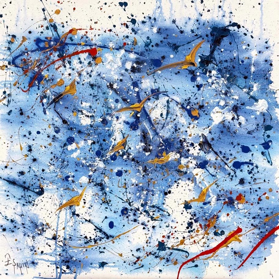 Göğe Dönüş Yağlı Boya Tablosu