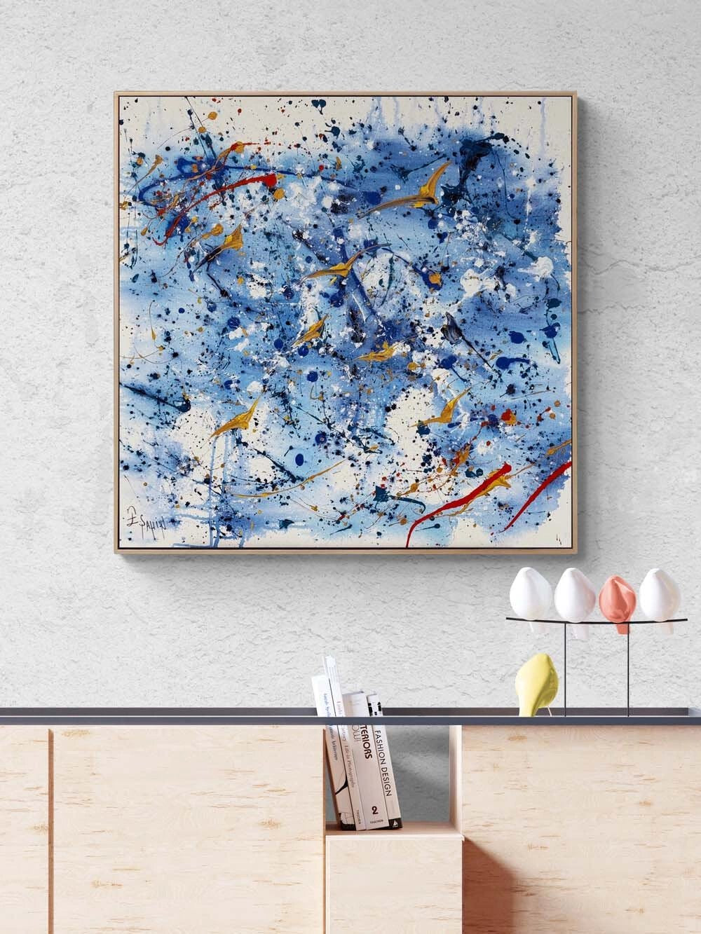 Göğe Dönüş Yağlı Boya Tablosu