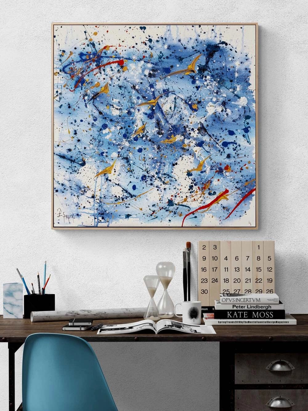 Göğe Dönüş Yağlı Boya Tablosu