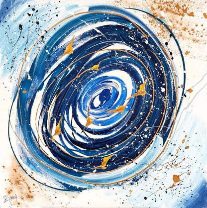 Kanatların Dansı Yağlı Boya Tablosu