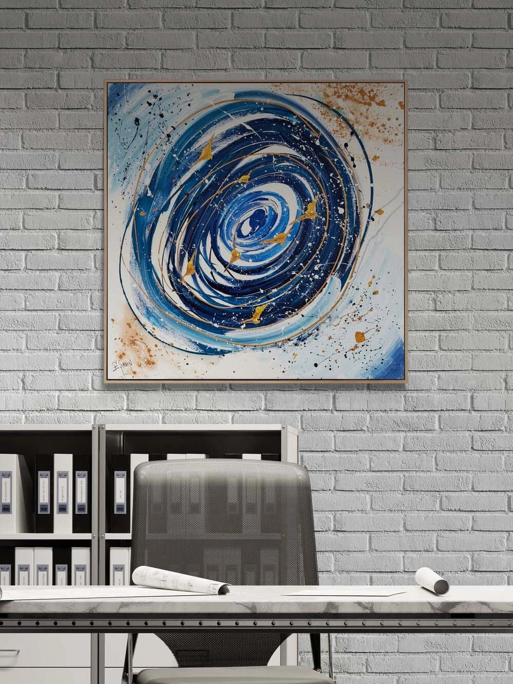 Kanatların Dansı Yağlı Boya Tablosu