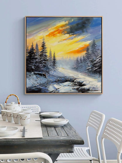 Donmuş Işık Yağlı Boya Tablosu