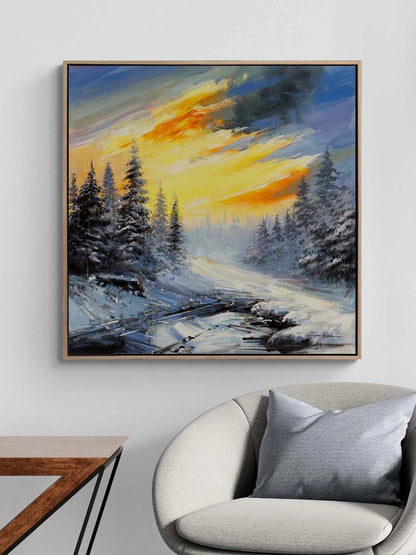 Donmuş Işık Yağlı Boya Tablosu